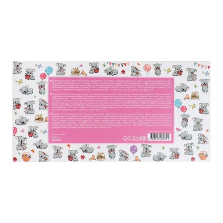 Plasticine soft (wax) 24 colors 500 g, happycolor, mix-4