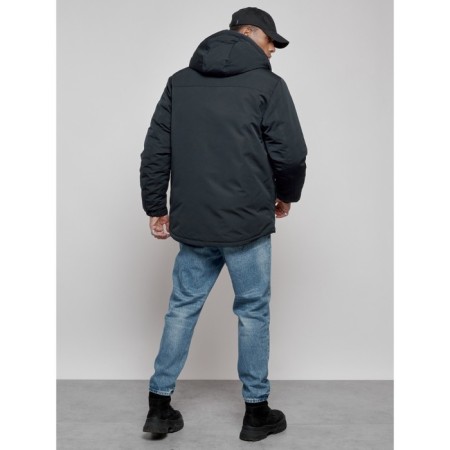 Male Winter jacket, size 50, dark blue color-3