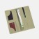 Women's wallet on magnets, green color