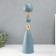 Summary metal per 1 candle "Blue lagoon" d = 5 cm gold 10x10x40.5 cm