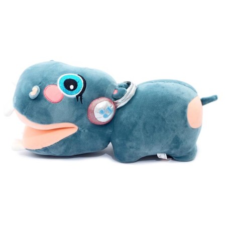 Soft toy Hippo Joe with a secretary, 35/16cm,-1