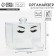 Organizer for cotton wools "Eye", 10.5 x 9.5 cm