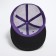 Men's cap with a straight visor Demon, black color, mesh, rr 56