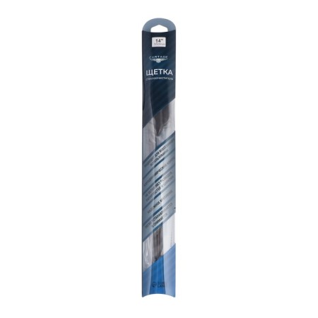 The wiper brush Cartage 14/350 mm, frameless, double canvas-5