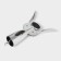 Corkscrew veil, gray color