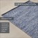 Mashrum rug, size 60x90 cm, blue color, gray