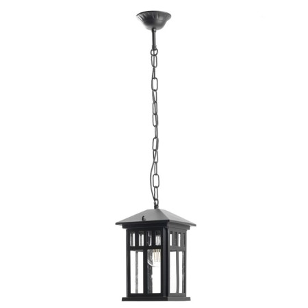 Garden-park lamp Feron PL675, IP44, E27, 60 W, 155x155x730 mm, black color