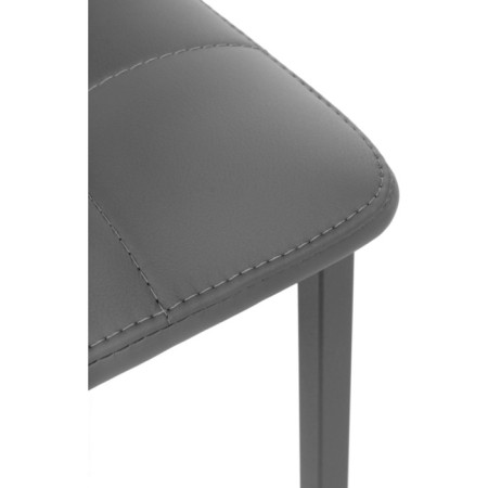 STULL OF THE MALLICAR CARCAS METAL/ECOKOZHA, graphite/gray 39x51x84 cm-5