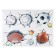 Sticker 3D Interior balls 70*50cm