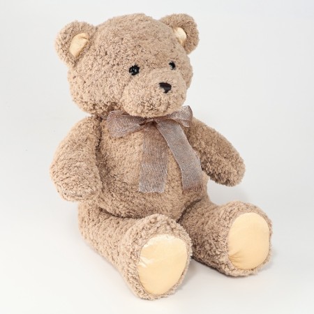 Soft toy "Bear", with a bow, 50 cm, brown color-1