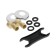 Everest bathtub "Everest" B22-316, two-wound, round spout, shower, chromium