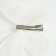 A butterfly for decor and floristry, on a clothespin, plastic, white, 1 pc., 12 cm
