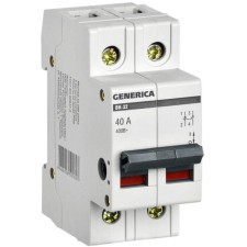 Geneerica IEK MNV15-2-040, 2P, 40A load switch