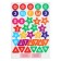 Magnetic set "Letters sticking. Vegetables"
