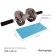 Onlytop press, with a return mechanism, 2 wheels, with a rug
