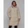 Coat insulated winter female, size 48, beige color