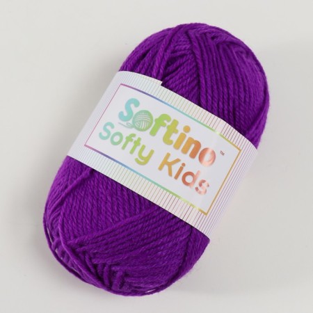 Yarn 100% acrylic "Softy Kids" 90m ± 5m 50 g Color 53 Violet wine-1