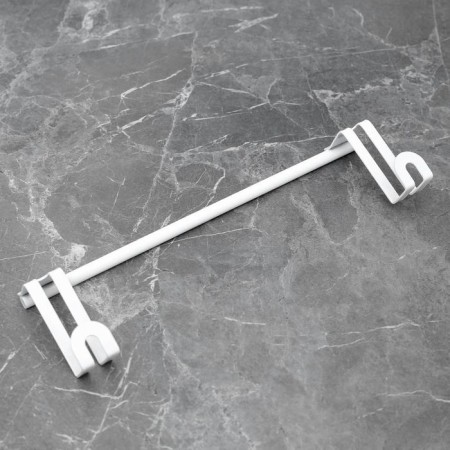 Holder for towels on the door, white color-3