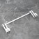 Holder for towels on the door, white color