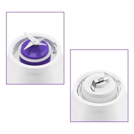 KITFORT KT-3054-1, stationary, 500 watts, 1/0.25 l, 2 speeds, white-violet-2