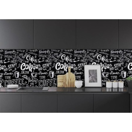 PVC Black Coffee Kuh kitchen 3000x600mm-1