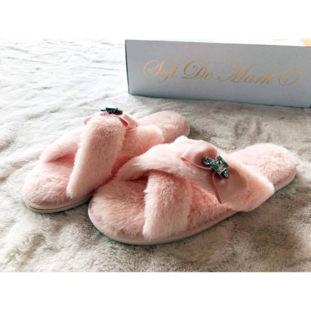 Slippers No. 7 women, size 35.5, pink color-1