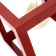 Bayerlux suspension lamp Bayerlux "Square" 1x40W E27 red 16x16x18-116 cm