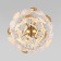 Suspended Bogate’s Leaf 369/8, E14, 8x40W, 500x500 mm, gold gold