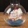 The ship souvenir "pilgrim" in a bottle, vertical. 9*7cm