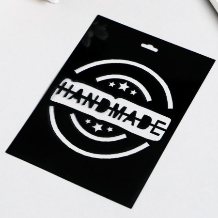 Plastic stencil "Print" 9.5x14cm-1