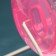 A ball for rodents on a metal base, 12 cm, pink