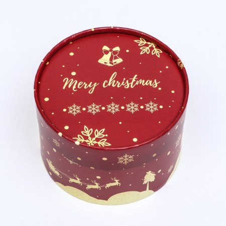 Box "Merry Christmas and Happy New Year" hooked without a window 13 x 8.5 cm-1