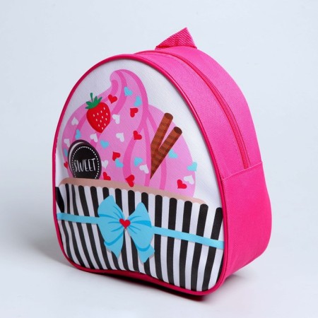 Children's set "Mouse", backpack 21x25 cm, cap rr. 52-54 cm-2