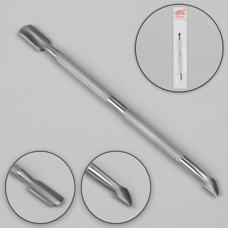 Chaber bilateral, concave blade, hatchet, 12.6 cm, silver color