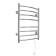 Electric towel Domoterm Tbox 109-8, 500x700 mm, right, chrome