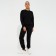 Women's costume (sweatshirt, trousers) minku: Casual Collection Black color, size 50