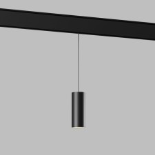 Ski -shaped suspended LED lamp Elektrostandard, Slim Magnetic, 44x44x1140 mm, 12W, LED, 1100LM, 4200K, Black Color Black