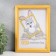 Photo frame wood 15x21 cm, pine mix