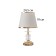Table lamp "Stylization" 1x40W E27+backlight LED 5W gold 21x21x36cm