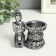 Souvenir Polystone SPRAGE "Buddha in silver robes" MIX 9.5x8.5x5.3 cm