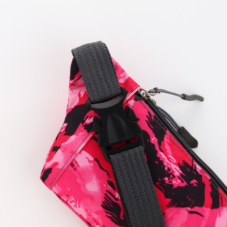Waist bag 30*1.5*10 cm, lightning department, 2 n/pocket, pink-4