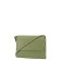 Messenger bag, valve department, green color 21x26x7cm