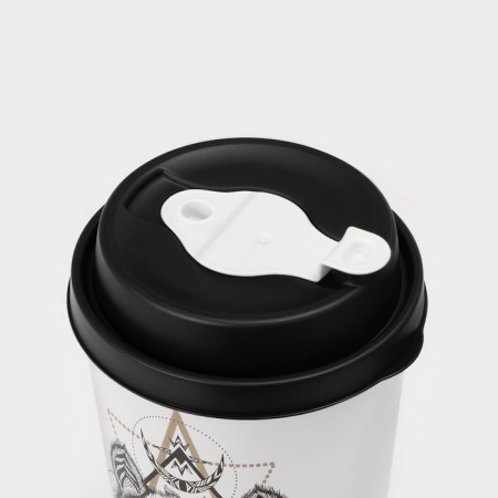 A plastic glass with a valve "Animals", 550 ml-2