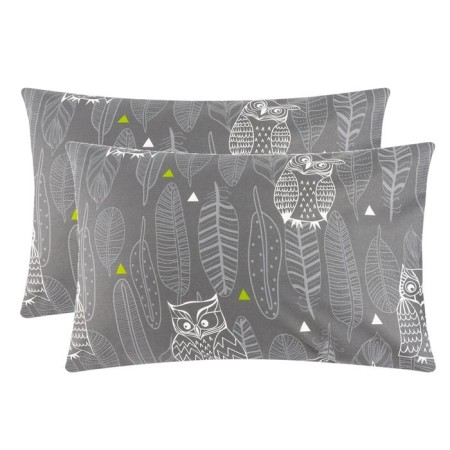 A set of pillowcases "Ethel" eared owls 50x70 cm - 2 pcs, 100% cotton, stump