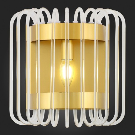 Sconces st. SL1228.201.01. Grosseto. 1x40 W, E14, 30x35 cm, golden color-2