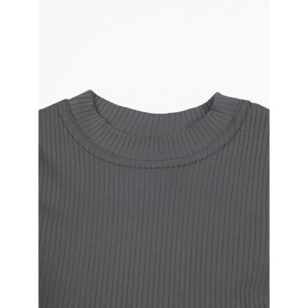 TOP for girls with long sleeves Generation, height 128 cm, color graphite-5