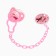 Dummy orthodontist., With a cap and a holder, from 0 months, the color of a violet / roses