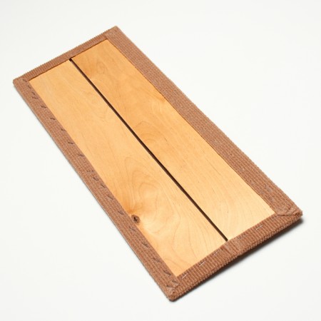 Cooger with impregnation 55*20 cm, angular, without fur, beige-3