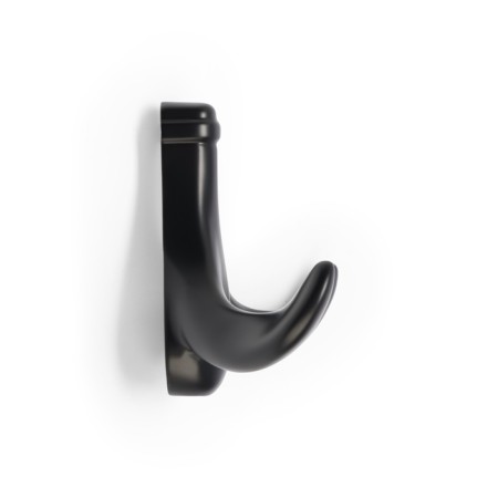 Furniture hook CAPPIO CLOWN, two -rod, zinc, black color-4