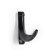 Furniture hook CAPPIO CLOWN, two -rod, zinc, black color